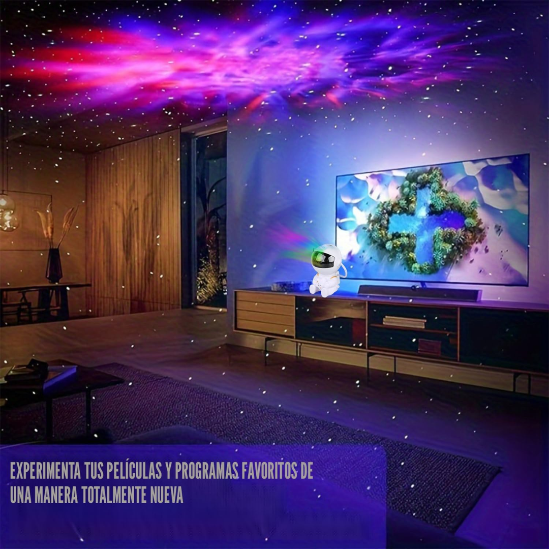Proyector astronauta boreal