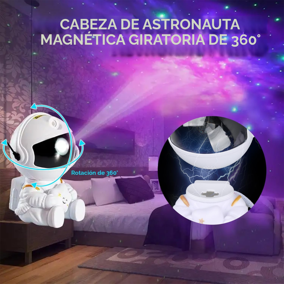 Proyector astronauta boreal